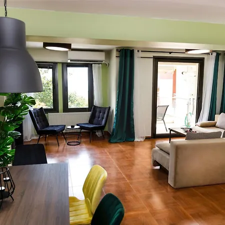 Apartman Charming With Gorgeous View & Private Parking Szaloniki